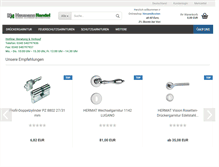 Tablet Screenshot of neumann-handel.com